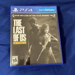 (USED)last of us remastered ps4 game